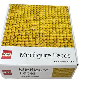 LEGO Minifigure Faces Jigsaw Puzzle 1000 Pieces‎ 25 inches X 20 Inches Heads Box